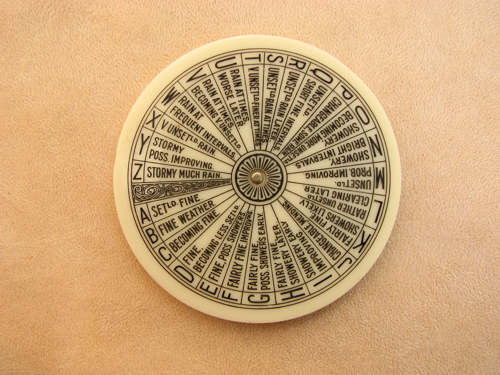 Genuine 1920's Negretti & Zambra pocket weather forecaster
